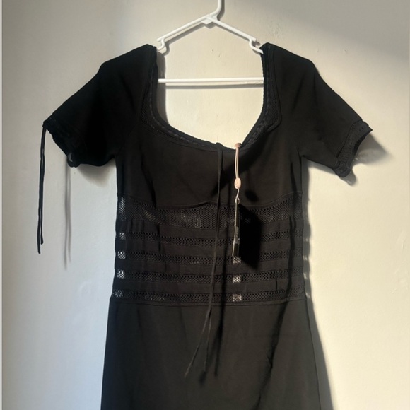 House of CB Black Sheer Midi Dress - Picture 6 of 10